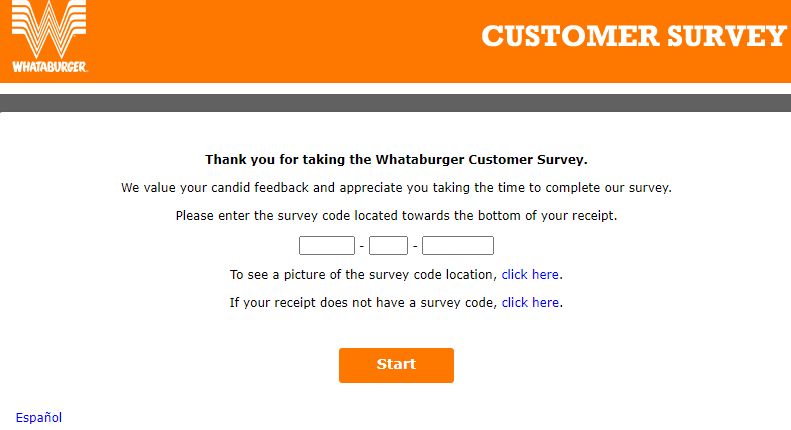 Whataburger Survey